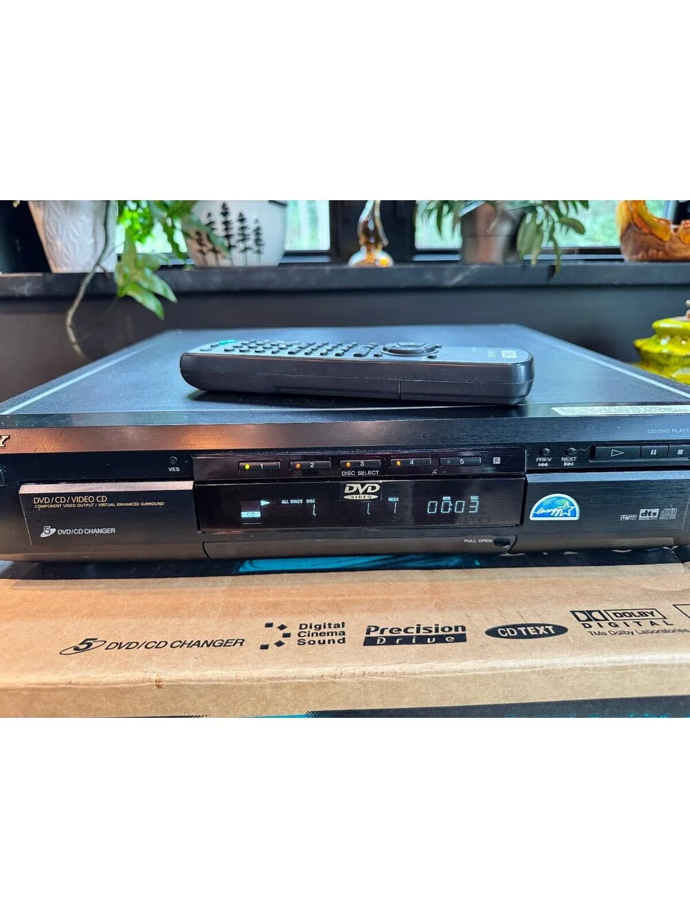 Vintage Sony DVP-C660 5-Disc DVD/CD Changer – Complete in Box